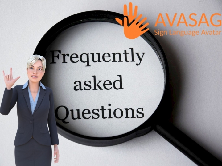 FAQs zur digitalen Gebärdenübersetzung - Forschungsprojekt AVASAG